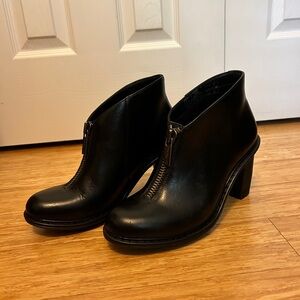 Dr. Martens Black Jolene Boots With A Heel